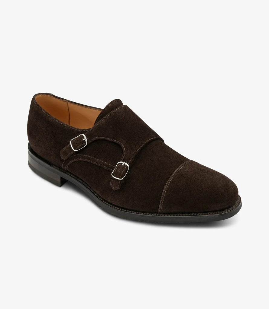 Loake CANNON SUEDE DARK BROWN