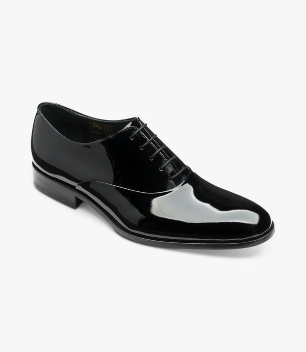 Loake PATENT BLACK