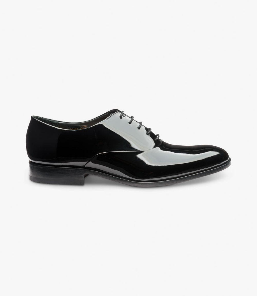 Loake PATENT BLACK